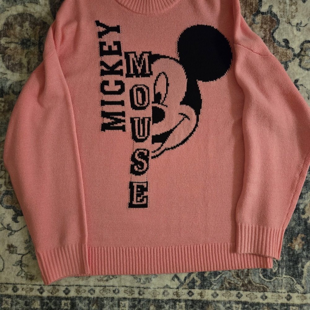 Pink Mickey Mouse Sweater